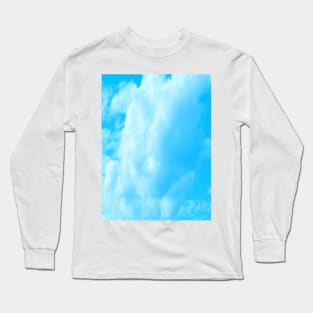 Photo Blue Sky with Cloud Long Sleeve T-Shirt